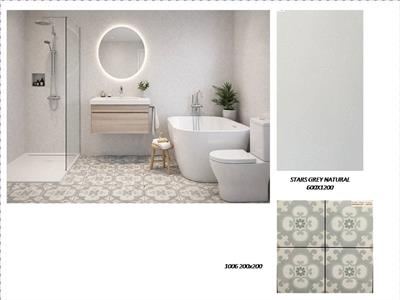 STARS GREY NATURAL & 1006