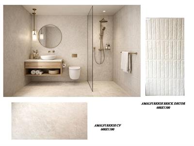 AMALFI BEIGE CV & AMALFI BEIGE BRICK DECOR