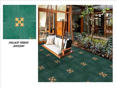 Image of BLOSSOM GREY , BLOSSOM TERRACOTTA , BLOSSOM YELLOW , PALACE VERDE , HERITAGE KOLAM & HERITAGE RED - 3